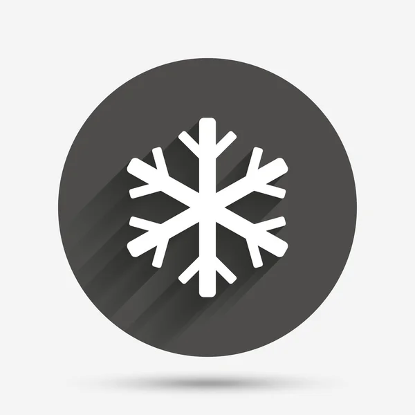 Snowflake sign icon. Air conditioning symbol. — Stock Vector