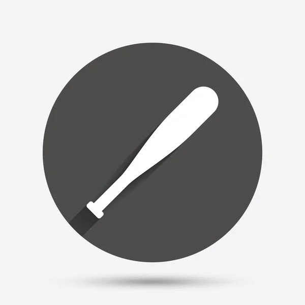 Baseball bat tecken ikon. Sport symbol. — Stock vektor