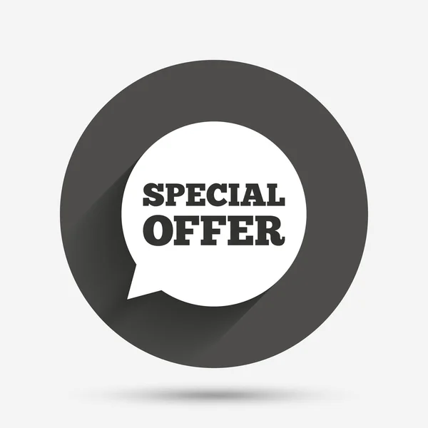 Special offer sign icon. Sale symbol. — Stock Vector