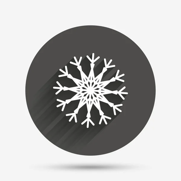 Snowflakes ícone artístico — Vetor de Stock