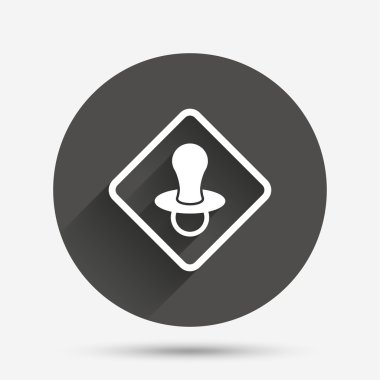 İşareti simgesi gemide bebek. Bebek uyarı simgesi.