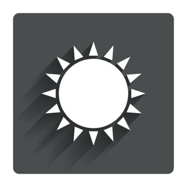 Güneş basit simgesi