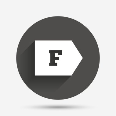 enerji verimlilik sınıfı f. enerji tüketimi.