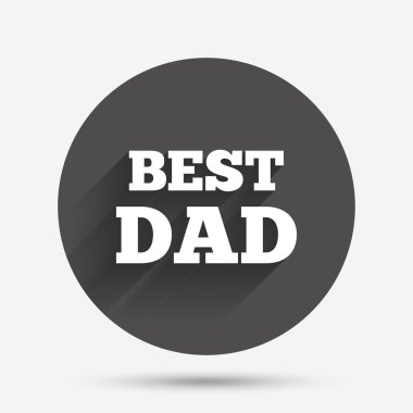 En iyi baba işareti simgesi. ödül sembolü.