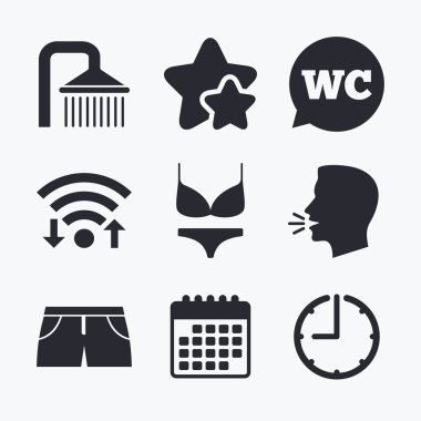 Yüzme Havuzu simgeler