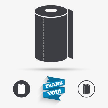 kağıt havlu işareti simgeleri