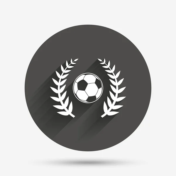 Signo de fútbol icono — Vector de stock