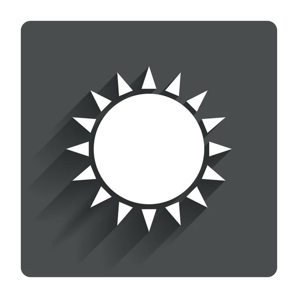 Icône simple soleil — Image vectorielle