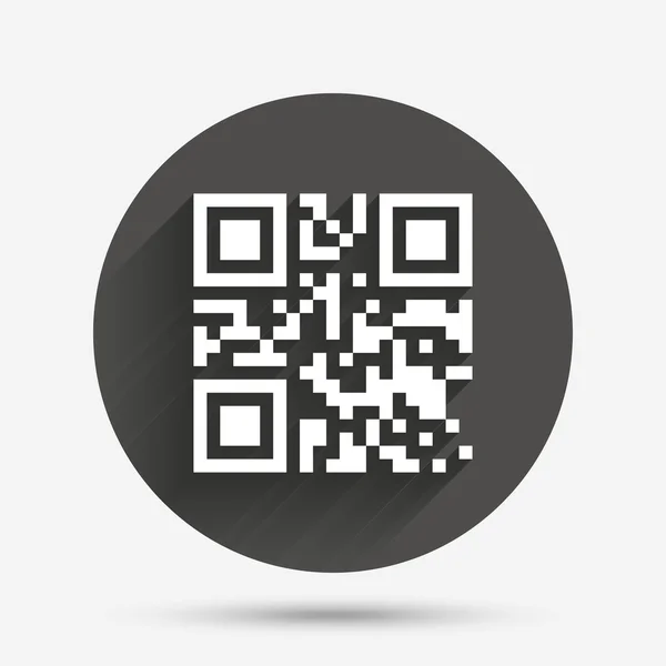 QR scan code pictogram — Stockvector