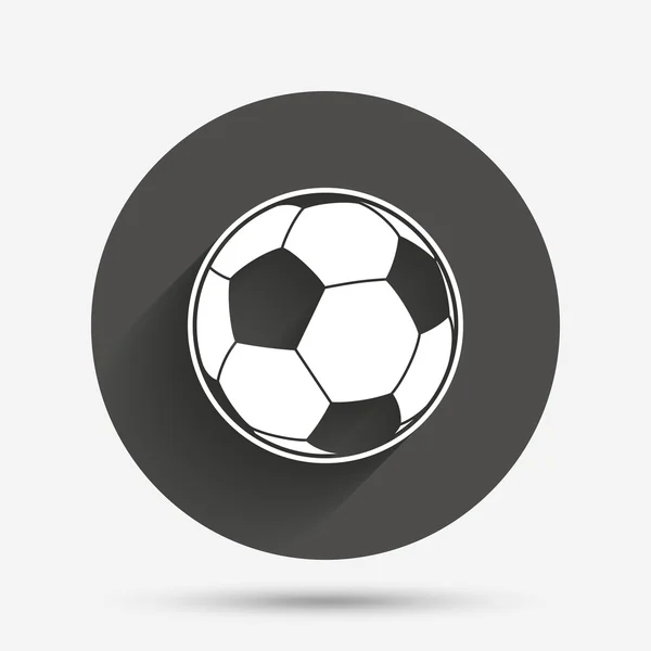 Piłka nożna znak ikona — Wektor stockowy