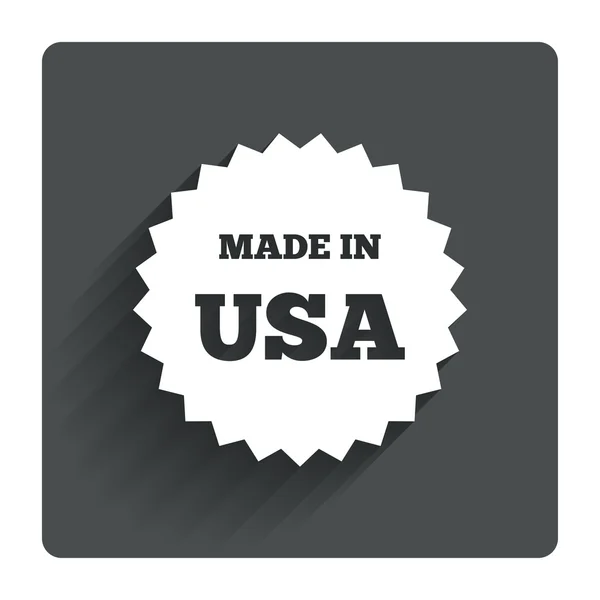 Made in the USA icon. Export production symbol. — Stock Vector