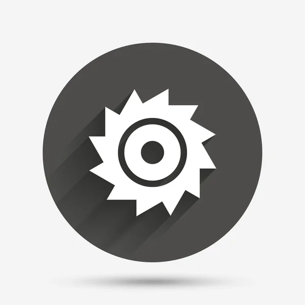 Saw cirkulære hjul ikon – Stock-vektor