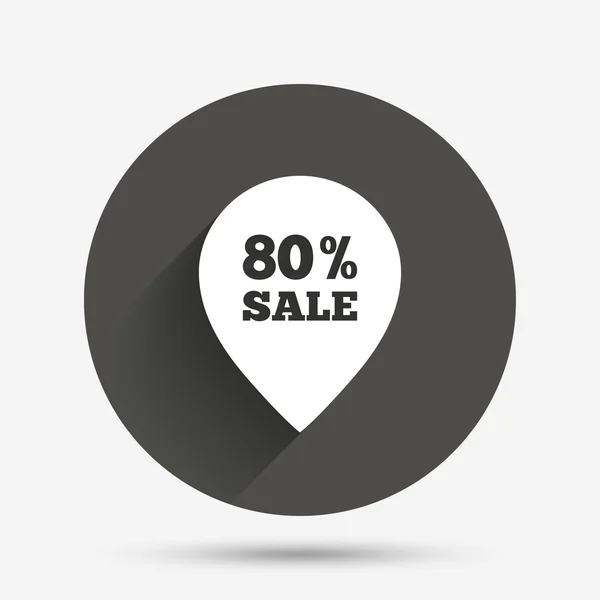 Sale pointer icon — Stock Vector