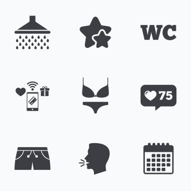 Yüzme Havuzu simgeler