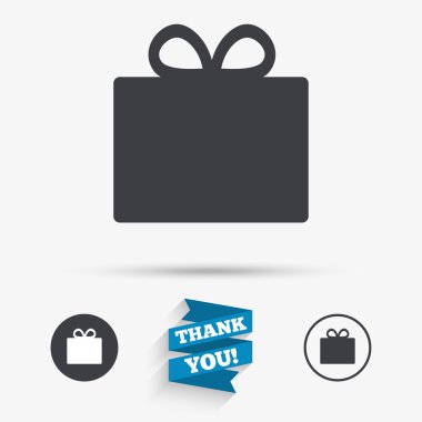 hediye kutusu işareti simgeleri