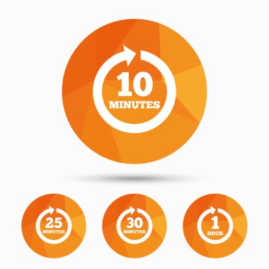 her birkaç dakika işaretler