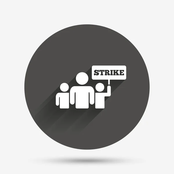 Strike simple icon — Stock Vector