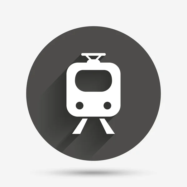 Signo del metro icono — Vector de stock