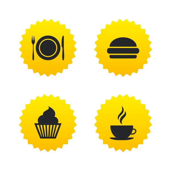 Set de iconos alimentarios — Vector de stock