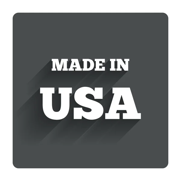 Made in the USA icon. Export production symbol. — Stock Vector