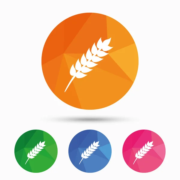 Gluten free sign icon — Stock Vector