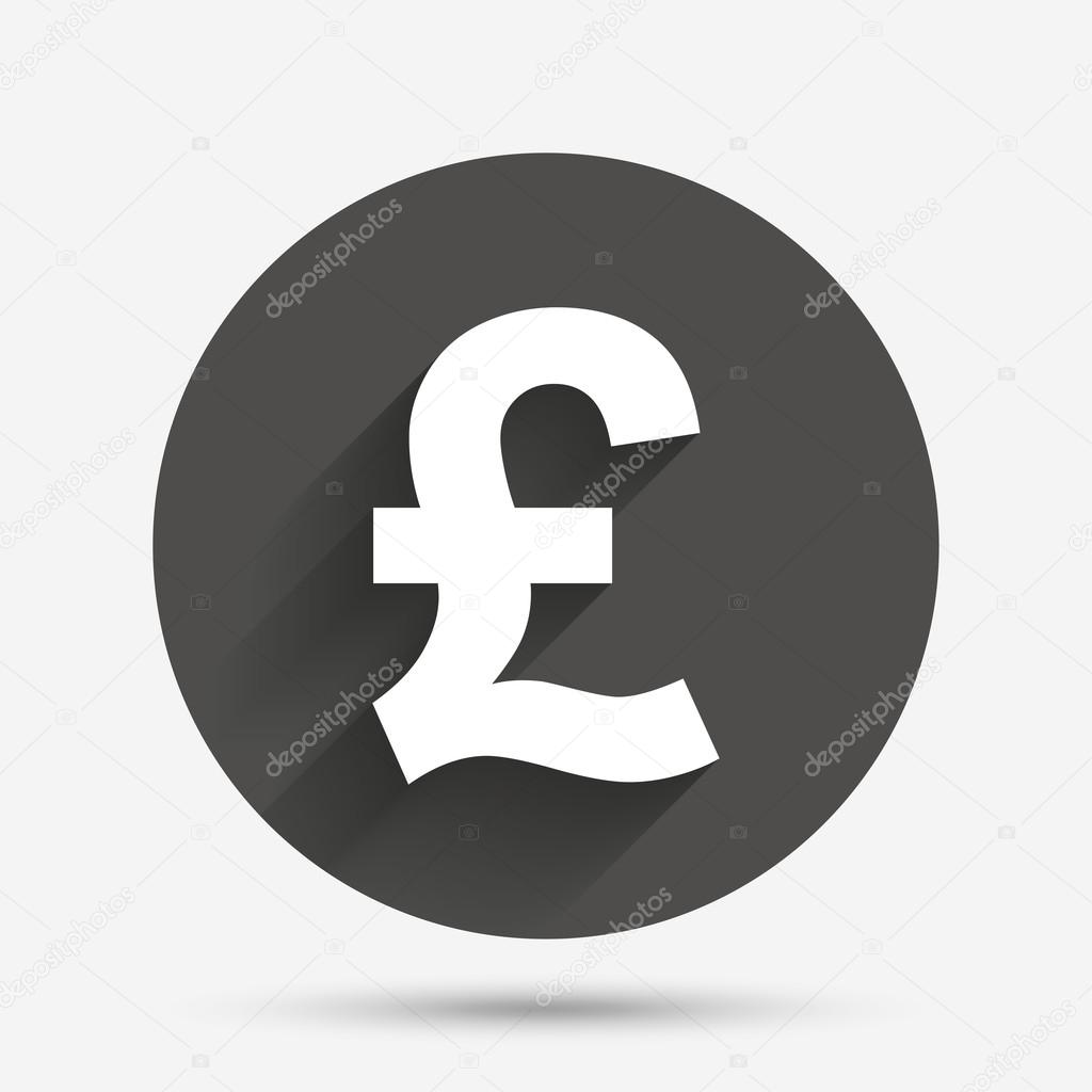 英镑符号图标。英镑货币符号. 图库矢量图©Blankstock 124571756