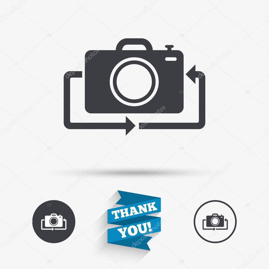 camera sign icons
