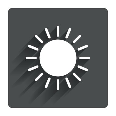 Güneş basit simgesi