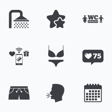 Yüzme Havuzu simgeler