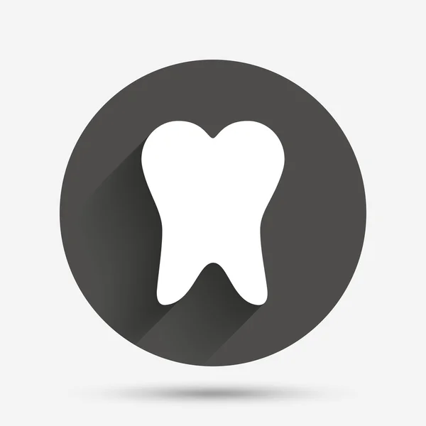 Tooth simple icon — Stock Vector