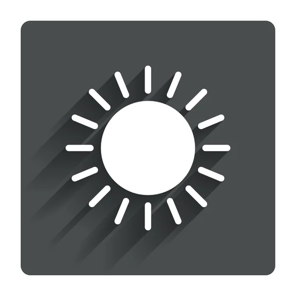 Icône simple soleil — Image vectorielle