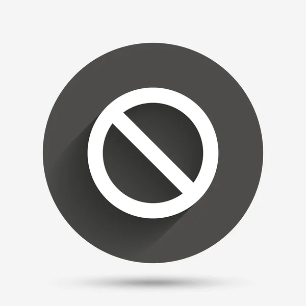 Stop icono de signo — Vector de stock