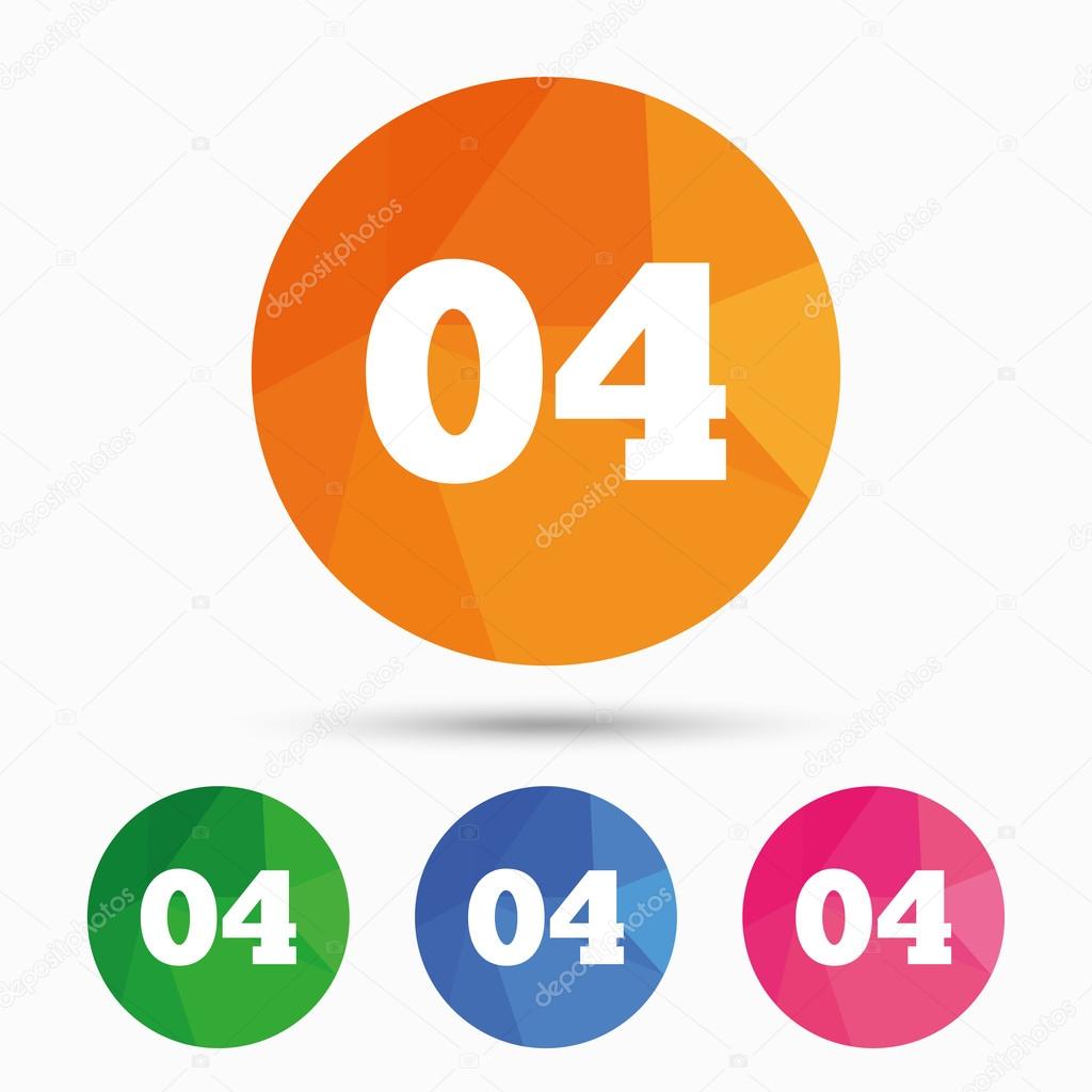 Fourth step sign Stock Vector Image by ©Blankstock #124580558