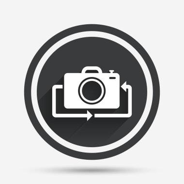 açık fotoğraf kamera işareti simgesi. simge değiştirme.