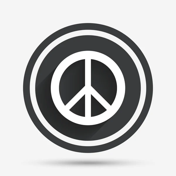 Peace sign icon. Hope symbol. — Stock Vector