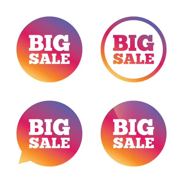 Sale discount icons — Stock Vector