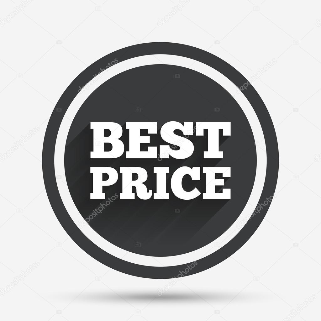 最好的价格标志图标。特价商品符号. 图库矢量图©Blankstock 125198730