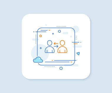 Takım çalışması simgesi. Soyut kare vektör düğmesi. Kullanıcı iletişimi. Profil Avatar işareti. İnsan silueti sembolü. İletişim hattı simgesi. Kaliteli rozet. Vektör