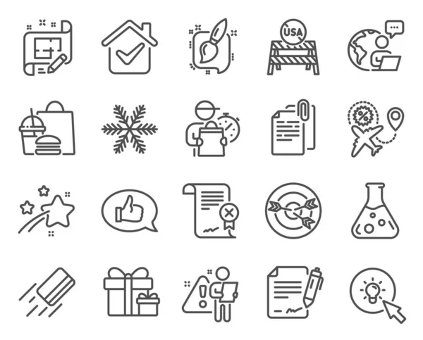 Ікони Бізнес Бізнесу Готові Включена Ікона Хімічна Лабораторія Сніжинка Знаки — стоковий вектор