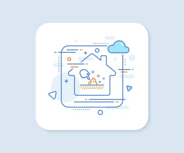 Deri nemlendirme çizgisi simgesi. Soyut vektör düğmesi. Vücut ya da Yüz Bakımı işareti. Nemlendirici krem sembolü. Deri nemlendirme çizgisi simgesi. Ev konsepti rozeti. Vektör