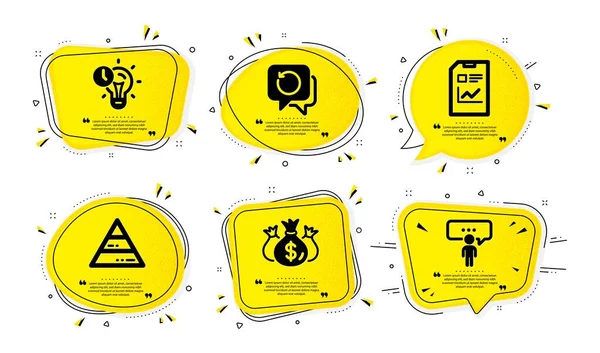 Gestión Del Tiempo Gráfico Piramidal Comprobar Iconos Inversión Conjunto Simple — Archivo Imágenes Vectoriales