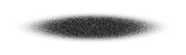Dotwork Stain Pattern Vector Background Sand Grain Effect Black Noise — Stock Vector