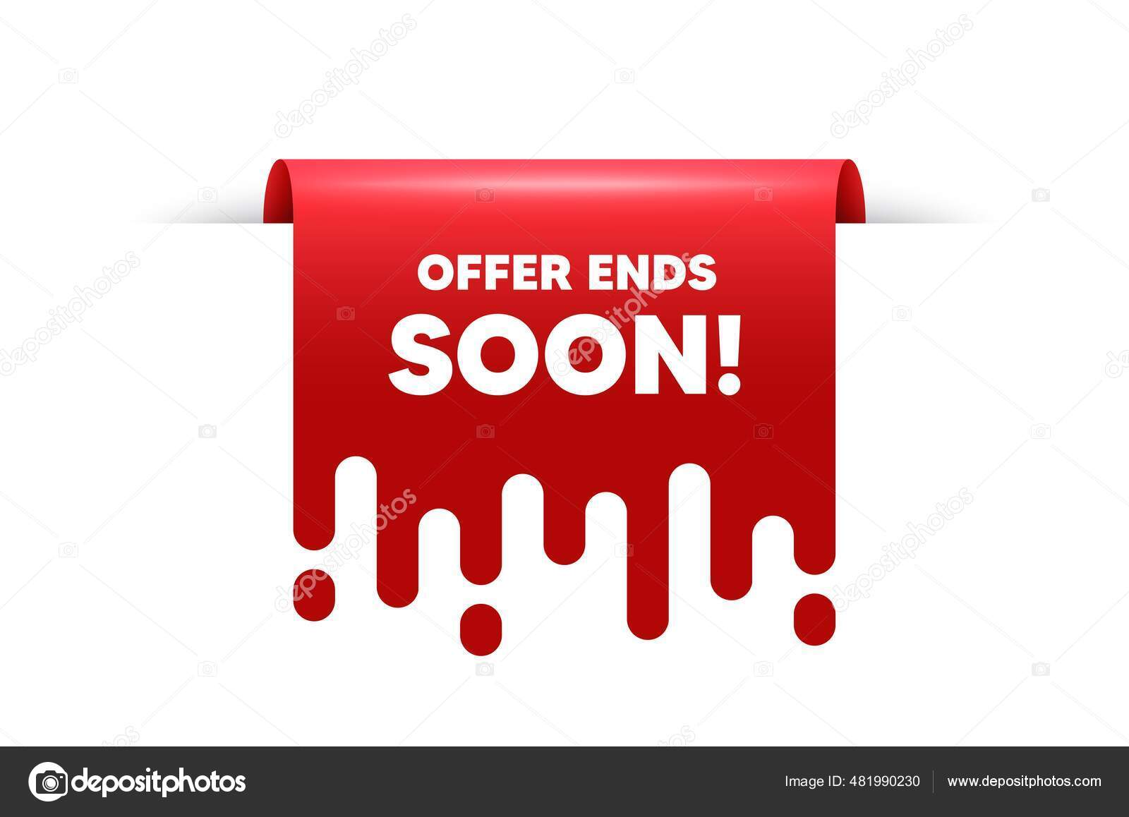 Offer ends Vector Art Stock Images | Depositphotos Offer ends Vector Art Stock Images | Depositphotos