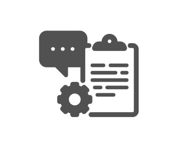 Pano belge simgesi. Anlaşma belgesi. Anket kayıt sembolü. Klasik düz stil. Kalite tasarım elemanı. Basit bir pano simgesi. Vektör