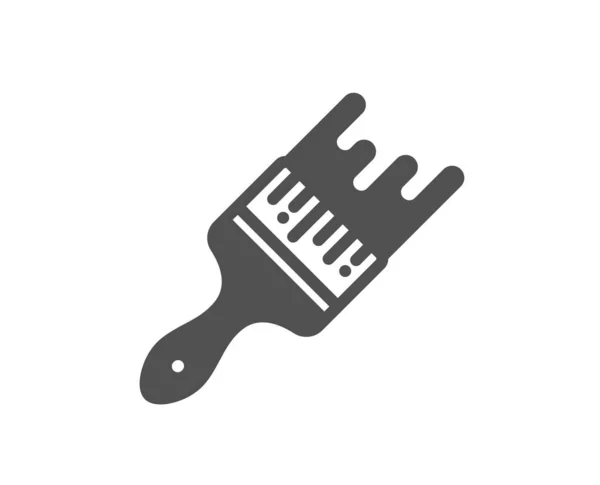 Paint Brush Icon Wall Paintbrush Sign Creative Drawing Art Symbol — Stock Vector
