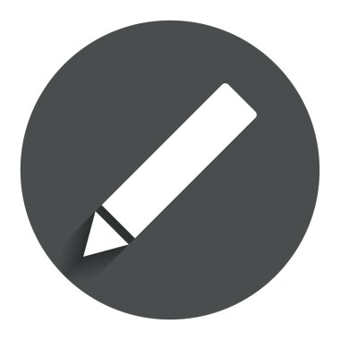 kalem işareti simgesi. içerik düğme Düzenle.