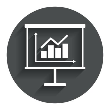 sunu billboard işareti simgesi. Diyagram simgesi