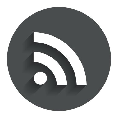 RSS simgesi imzala. sembol RSS feed.