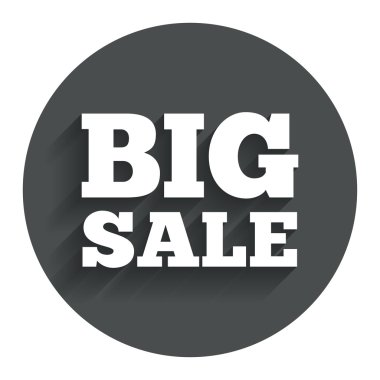 büyük satış işareti simgesi. Özel Fırsat sembolü.