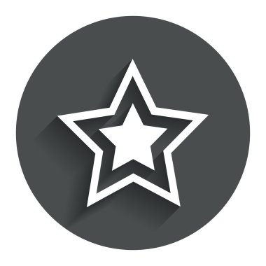 yıldız işareti simgesi. En sevdiğim düğme. Gezinti